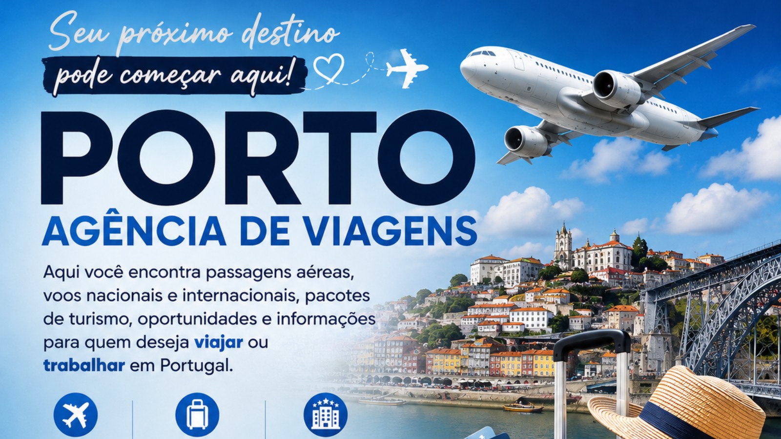 Imagem da comunidade 🇵🇹🇪🇺🇪🇸 MORAR, TRABALHAR E VIAJAR NA EUROPA | PORTO AGÊNCIA